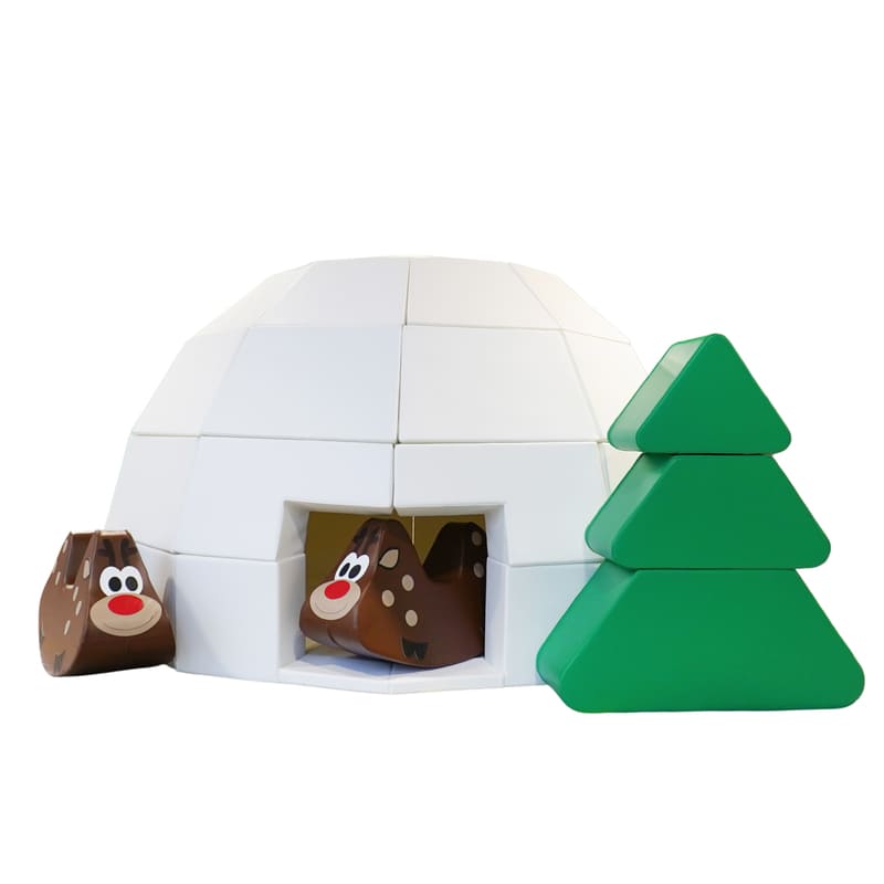 Aire de jeux souple - Maison IGLU