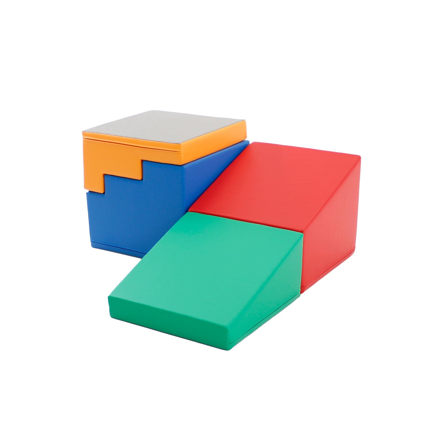 Assortiment de 4 pièces en mousse de toboggans et de marches - Transformer