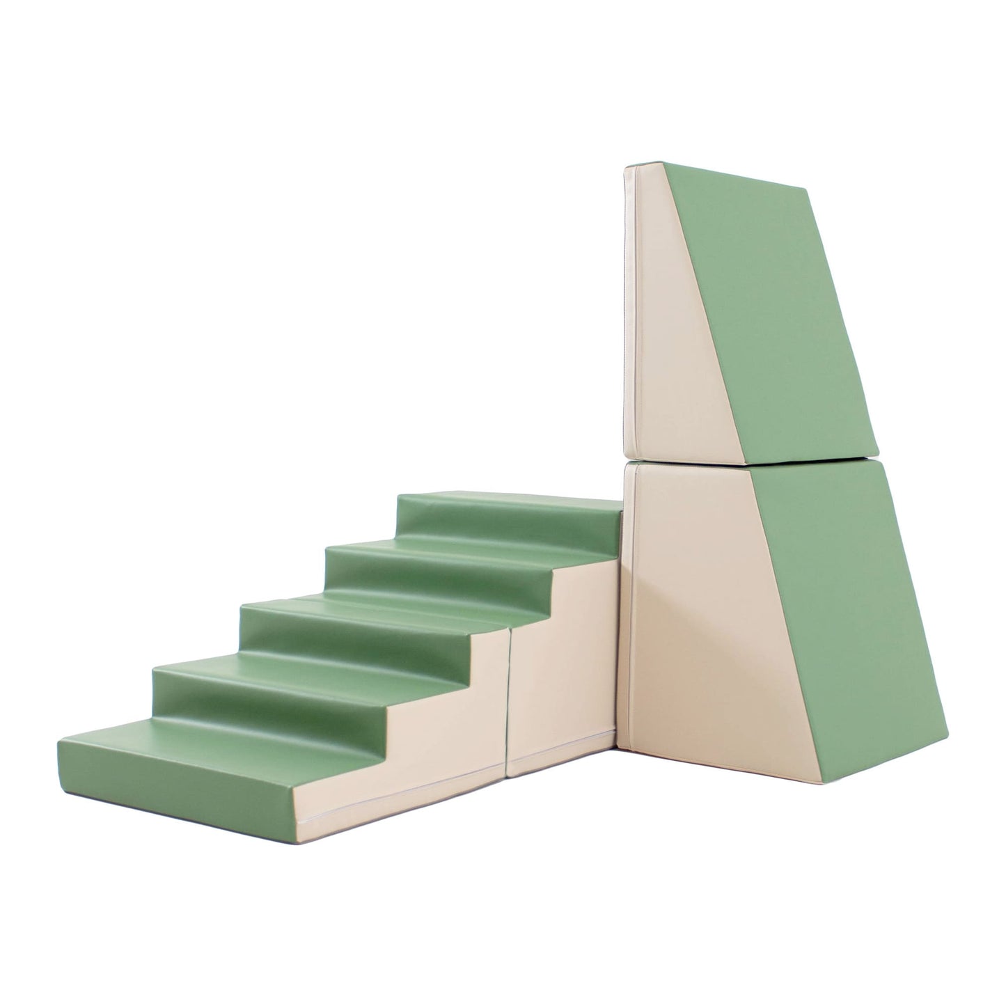 Assortiment de 4 pièces en mousse de toboggans et de marches - Transformer