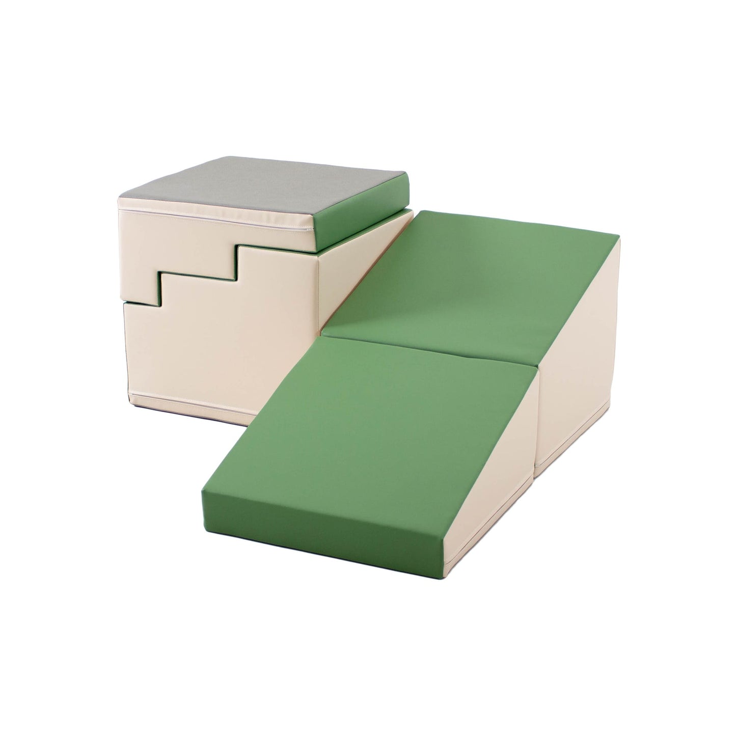 Assortiment de 4 pièces en mousse de toboggans et de marches - Transformer