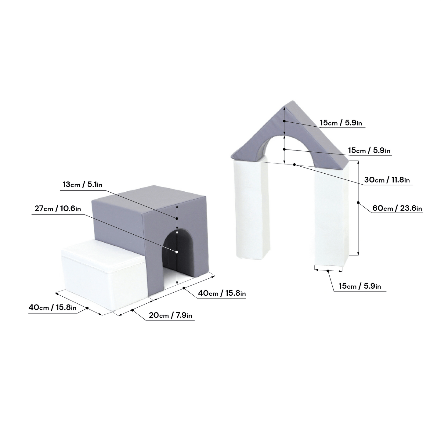 Daudzfunkcionāls Soft Play komplekts - Challenger