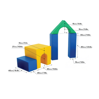 Daudzfunkcionāls Soft Play komplekts - Challenger