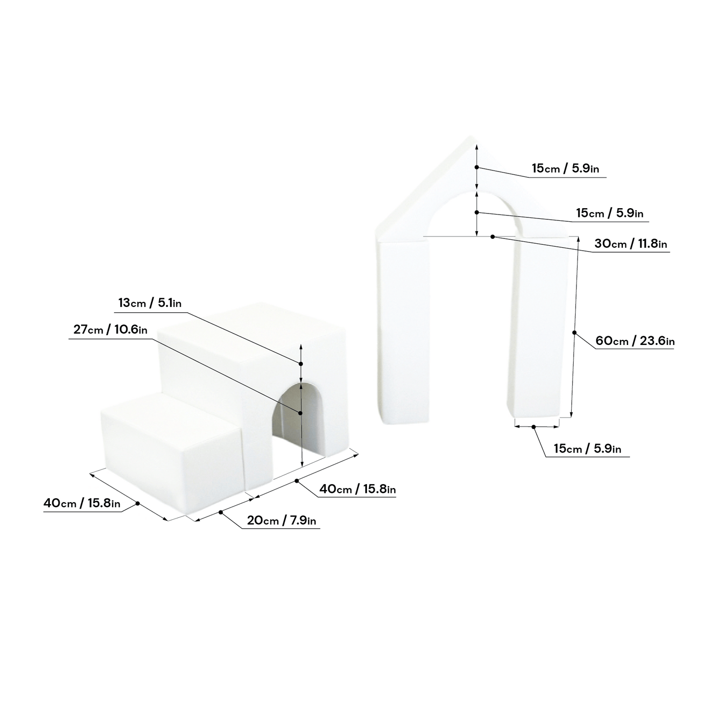 Soft Play Foam Block Set - Challenger