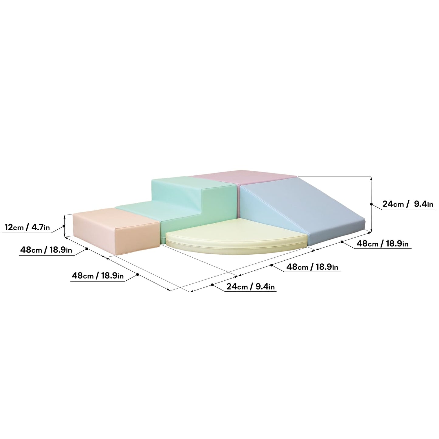 Soft Play Foam Block Set - Corner Climber