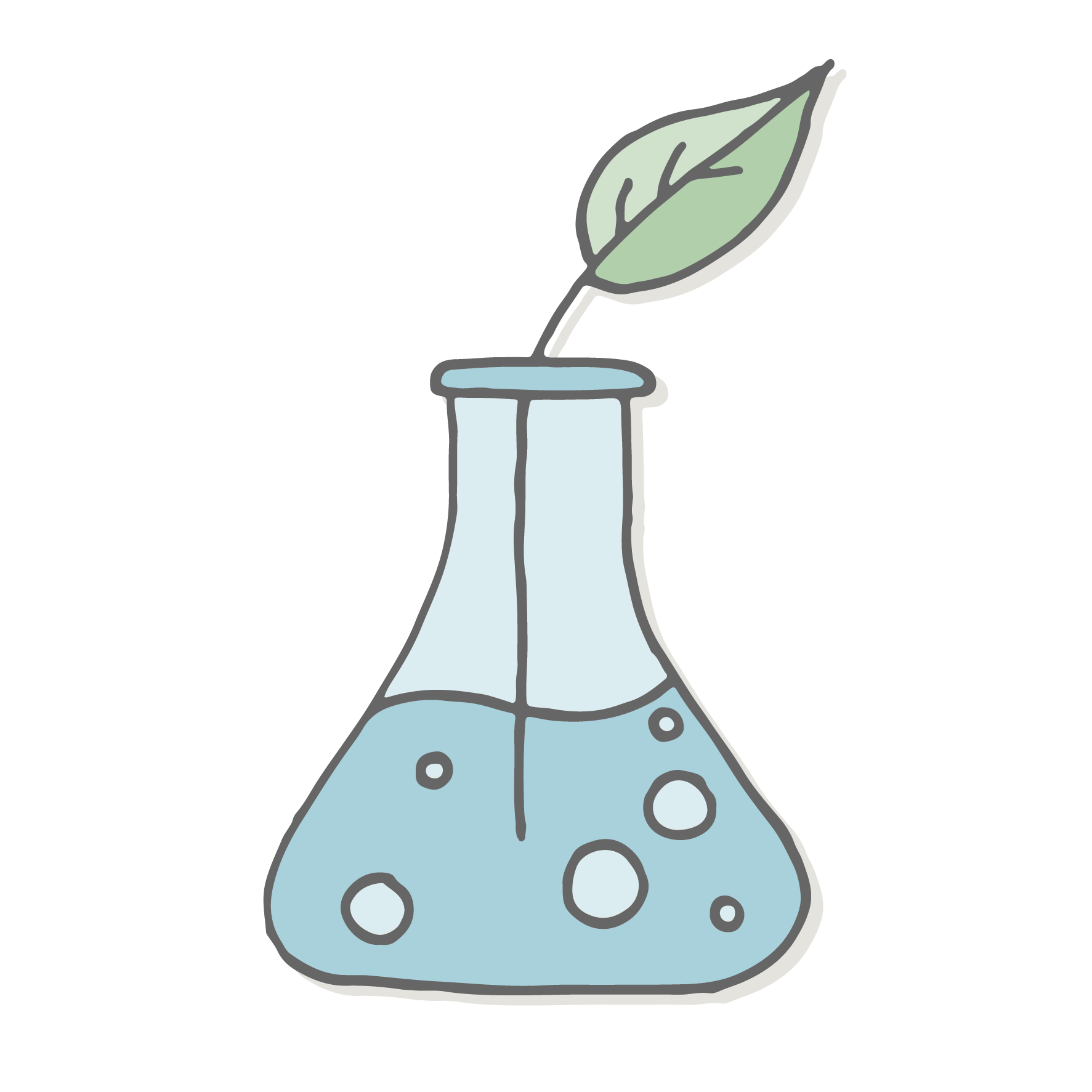 Chemistry glass icon