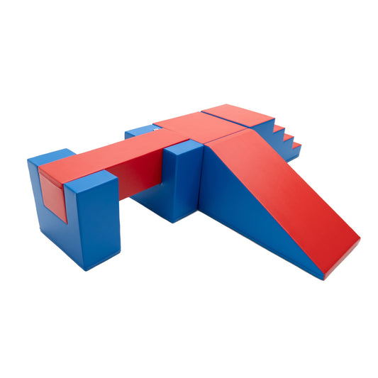 Mega Fun Slider x Balance Bridge x Mega Cube Bundle (blue/red)