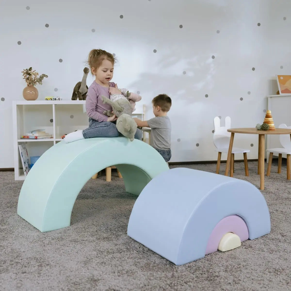 Montessori Soft Play Set - Rainbow