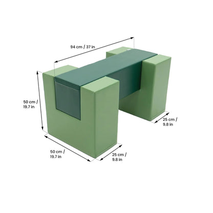 Mega Fun Slider x Balance Bridge x Mega Cube Bundle (reseda green)