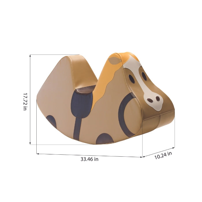 Measurements for the IGLU wild horse foam rocker toy