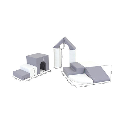 Measurements for the white and grey IGLU castle set