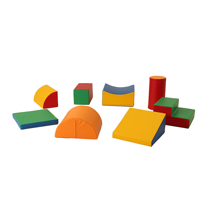 A versatile Soft Play Activity Set - Adventurer of colorful blocks that encourages physical activity.