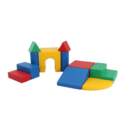 A IGLU Soft Play soft play set - Castle with a colorful castle in the middle.