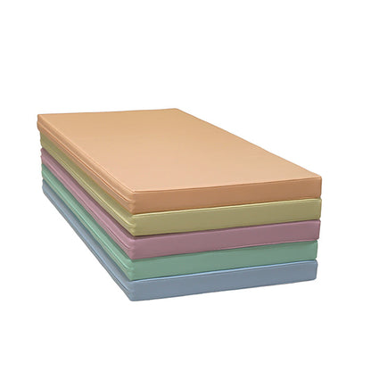 A stack of 5 foam play mattresses
