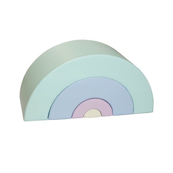 Pastel wooden rainbow kmart 2025