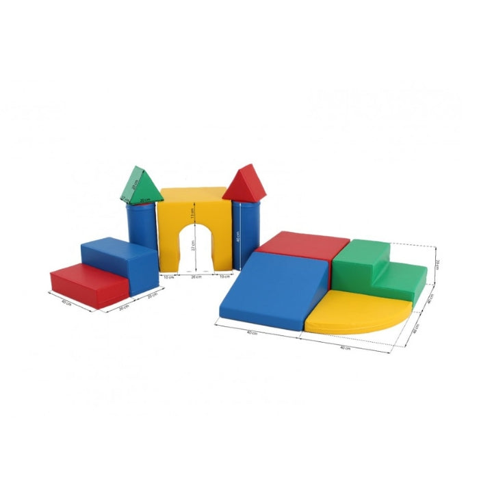An IGLU Soft Play set with a Soft Play Set - Castle and blocks.